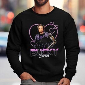 Bucky Barnes Hearts Marvel Thunderbolts Sweatshirt