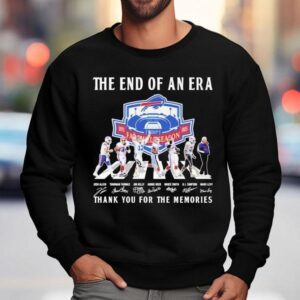 Buffalo Bills The End Of An Era Farewell Tour 1973 2025 Thank You For The Memories Road Abbey Signatures Shirt 3 Buffalo Bills The End Of An Era Farewell Tour Thank You For The Memories Road Abbey Signatures Sweatshirt