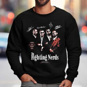 Carlos Prates Caio Borralho Mauricio Ruffy Jean Silva The Fighting Nerds Movie Brought To You Full Violence Signatures Sweatshirt