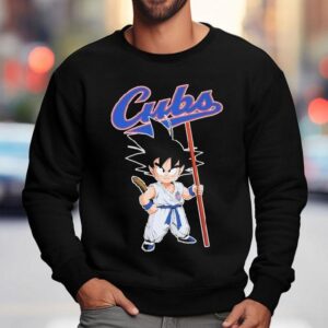 Chicago Cubs Son Goku Dragon Ball Shirt 3 Chicago Cubs Son Goku Dragon Ball Sweatshirt