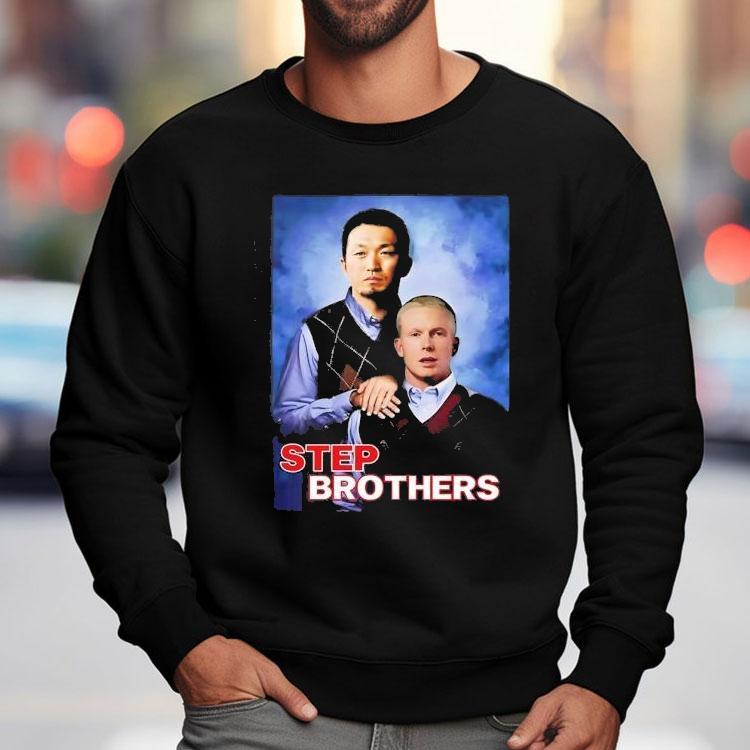 Chicago Cubs Step Brothers Pete Crow-armstrong And Seiya Suzuki Shirt Chicago Cubs Step Brothers Pete Crow-armstrong And Seiya Suzuki Shirt