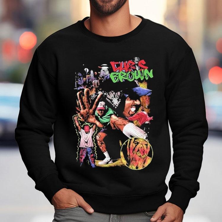 Chris Brown Breezy Bowl Collage Shirt Chris Brown Breezy Bowl Collage Shirt