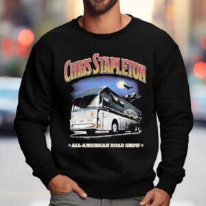 Chris Stapleton All American Road Show 2025 Tour Bus Shirt 3 Chris Stapleton All American Road Show Tour Bus Sweatshirt