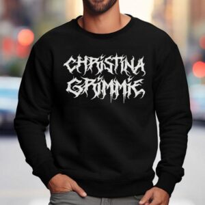 Christina Grimmie Metal Logo Shirt 3 Christina Grimmie Metal Logo Sweatshirt