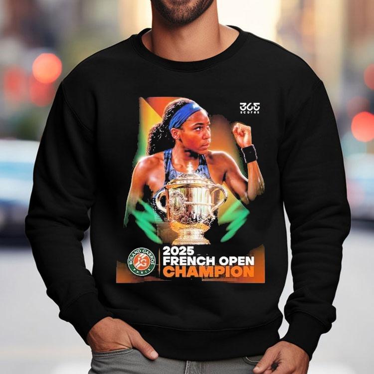 Coco Gauff Beat Aryna Sabalenka By 2-1 Claims 2025 Roland Garros Champion Shirt Coco Gauff Beat Aryna Sabalenka By 2-1 Claims 2025 Roland Garros Champion Shirt
