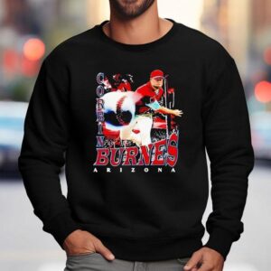 Corbin Burnes Arizona Grunge Baseball Sweatshirt