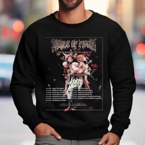 Cradle Of Filth The Screaming Of The Americas Tour 2025 Dates List Kicks Off In Limeira Br On August 21 Shirt 3 Cradle Of Filth The Screaming Of The Americas Tour Dates List Kicks Off In Limeira Br On August Sweatshirt