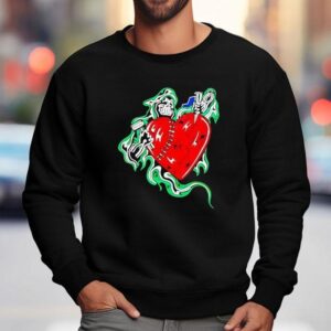 Crumbling Heart Artifact Death Sweatshirt