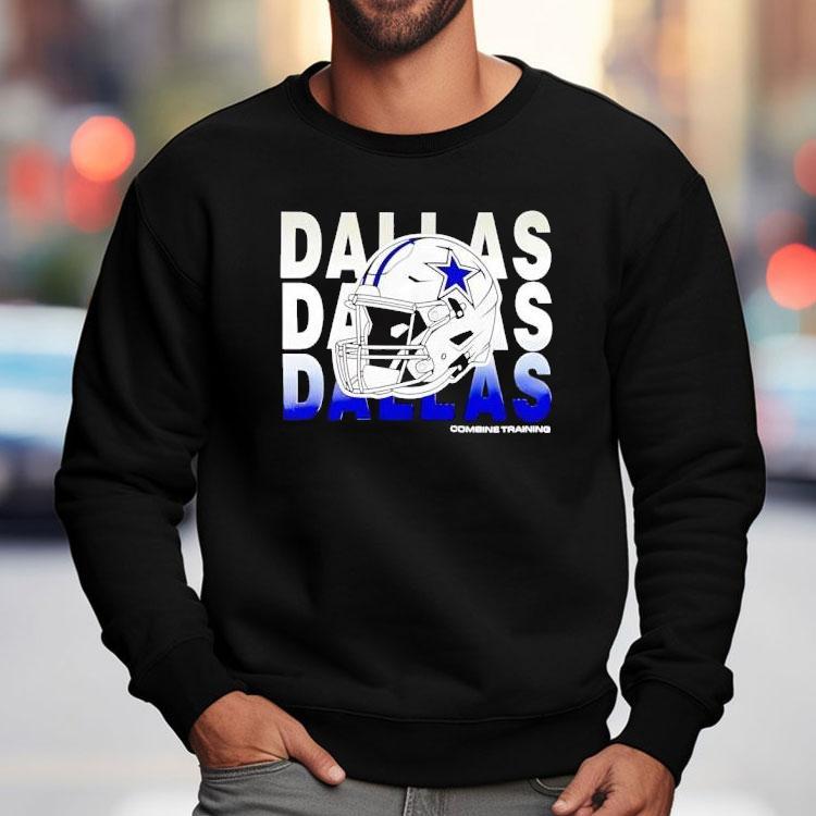 Dallas Cowboys Repeat Helmet Combine Training 2025 Shirt Dallas Cowboys Repeat Helmet Combine Training 2025 Shirt