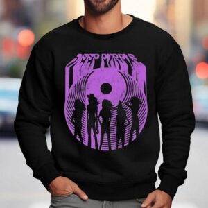 Deep Purple Silhouette Sweatshirt