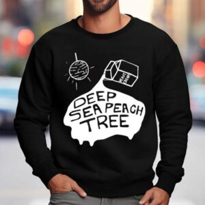 Deep Sea Peach Tree Heavy Cream Logo Sweatshirt