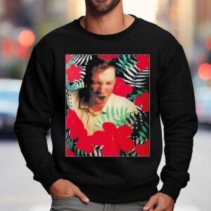 Devon Toews Wearing Cale's Face Makar Flowers Shirt 3 Devon Toews Wearing Cale S Face Makar Flowers Sweatshirt