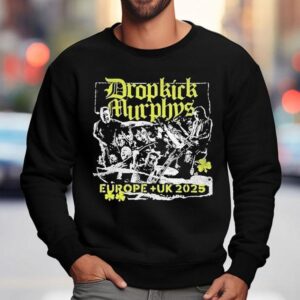 Dropkick Murphys Admat Eu Uk Tour 2025 Shirt 3 Dropkick Murphys Admat Eu Uk Tour Sweatshirt