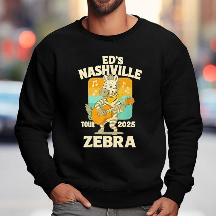 Ed’s Nashville Tour 2025 Zebra Shirt Ed’s Nashville Tour 2025 Zebra Shirt