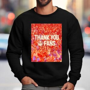 Edmonton Oilers Thank You Fans Photo Sweatshirt