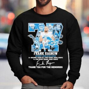 Frank Ragnow Detroit Lions Thank You For The Memories Signature Sweatshirt