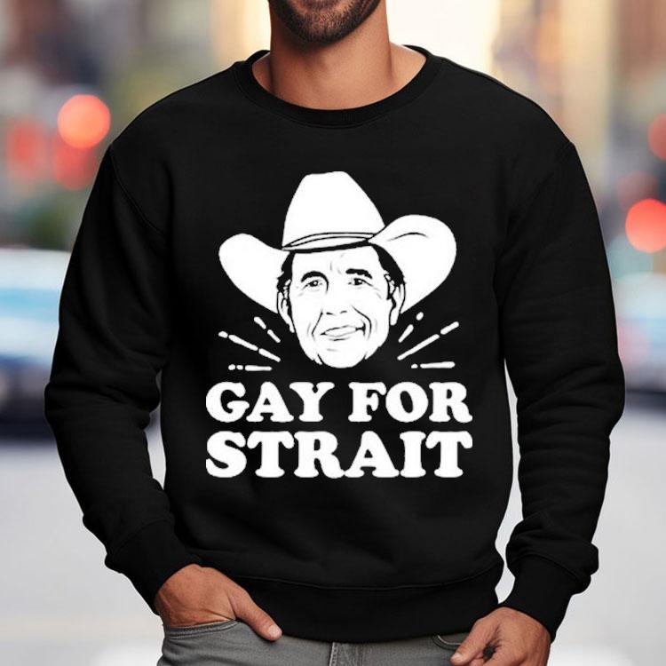 Gay For Strait Cowboy Shirt Gay For Strait Cowboy Shirt