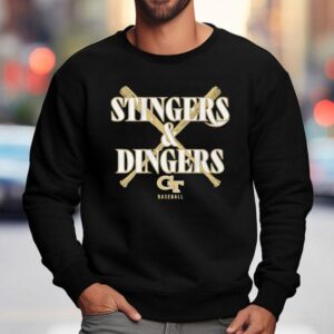 Georgia Tech Baseball Stingers Dingers Shirt 3 Georgia Tech Baseball Stingers Dingers Sweatshirt