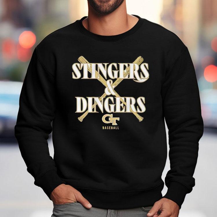 Georgia Tech Baseball Stingers Dingers Shirt Georgia Tech Baseball Stingers Dingers Shirt