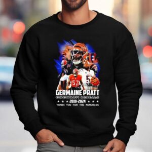 Germaine Pratt Cincinnati Bengals 2019-2024 Signature Thank You For The Memories Shirt 3 Germaine Pratt Cincinnati Bengals Signature Thank You For The Memories Sweatshirt