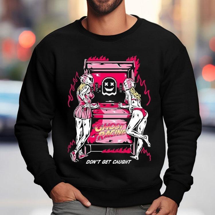 Ghost Racing Don’t Get Caught 1990’s Arcade Shirt Ghost Racing Don’t Get Caught 1990’s Arcade Shirt