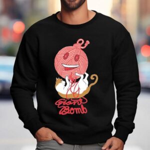 Giant Bomb Cat Yarn Shirt 3 Giant Bomb Cat Yarn Sweatshirt