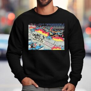 Guns N Roses In Barcelona At Estadi Olimpic Lluis Companys 9 Jun 2025 Shirt 3 Guns N Roses In Barcelona At Estadi Olimpic Lluis Companys Jun Sweatshirt