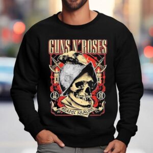 Guns N Roses Tour At Hradec Krlov In Czech Republic On June 15 2025 Skull Axe Shirt 3 Guns N Roses Tour At Hradec Krlov In Czech Republic On June Skull Axe Sweatshirt