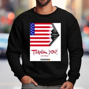 Gunther Eagleman Thank You The World Sweatshirt