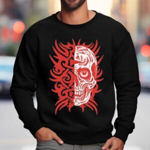 Harm's Way Tribal Skull Shirt 3 Harm S Way Tribal Skull Sweatshirt
