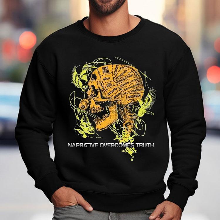 Hasan Piker Narrative Overcomes Truth Skull Shirt Hasan Piker Narrative Overcomes Truth Skull Shirt