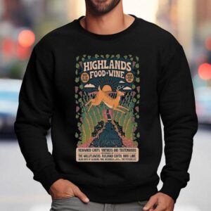 Highlands Food Wine November 13-16, 2025 Highlands, Nc Deer Shirt 3 Highlands Food Wine November Highlands Nc Deer Sweatshirt