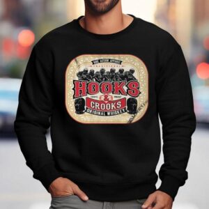 Hooks And Crooks Side Action Traditional 100% Proof Shirt 3 Hooks And Crooks Side Action Traditional Proof Sweatshirt