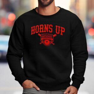 Horns Up 2025 Ncaa Softball National Champions Texas Longhorn Shirt 3 Horns Up Ncaa Softball National Champions Texas Longhorn Sweatshirt