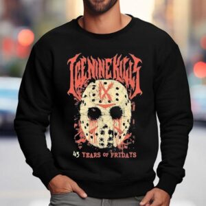 Ice Nine Kills Thank God It S Friday Celebrating Years Of Fridays Fear Mask Sweatshirt