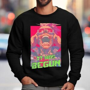 It Has Begun Style Comic Sweatshirt