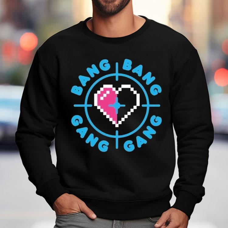 Jazzyguns Bang Bang Gang Gang Heart Shirt Jazzyguns Bang Bang Gang Gang Heart Shirt