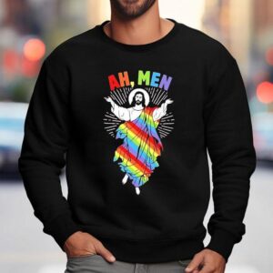 Jesus Ah Men Lgbt Pride Shirt 3 Jesus Ah Men Lgbt Pride Sweatshirt