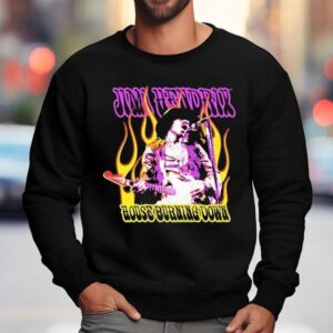 Jimi Hendrix House Burning Down Sweatshirt