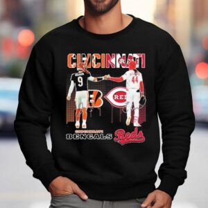 Joe Burrow And Elly De La Cruz Cincinnati Bengals X Cincinnati Reds Signatures Shirt 3 Joe Burrow And Elly De La Cruz Cincinnati Bengals X Cincinnati Reds Signatures Sweatshirt