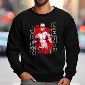 John Cena Red Monochrome Sweatshirt