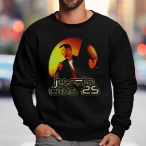 Justin Timberlake Circle Photo Sweatshirt