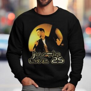 Justin Timberlake Justin Live Circle Photo Sweatshirt