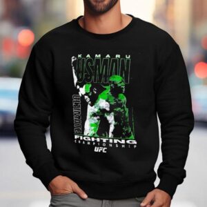 Kamaru Usman Fighter Graphic Championship Sweatshirt