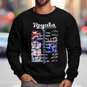 Kansas City Royals Signatures Team Shirt 3 Kansas City Royals Signatures Team Sweatshirt