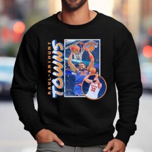 Karl-anthony Towns New York Knicks Basketball Vintage Shirt 3 Karl Anthony Towns New York Knicks Basketball Vintage Sweatshirt