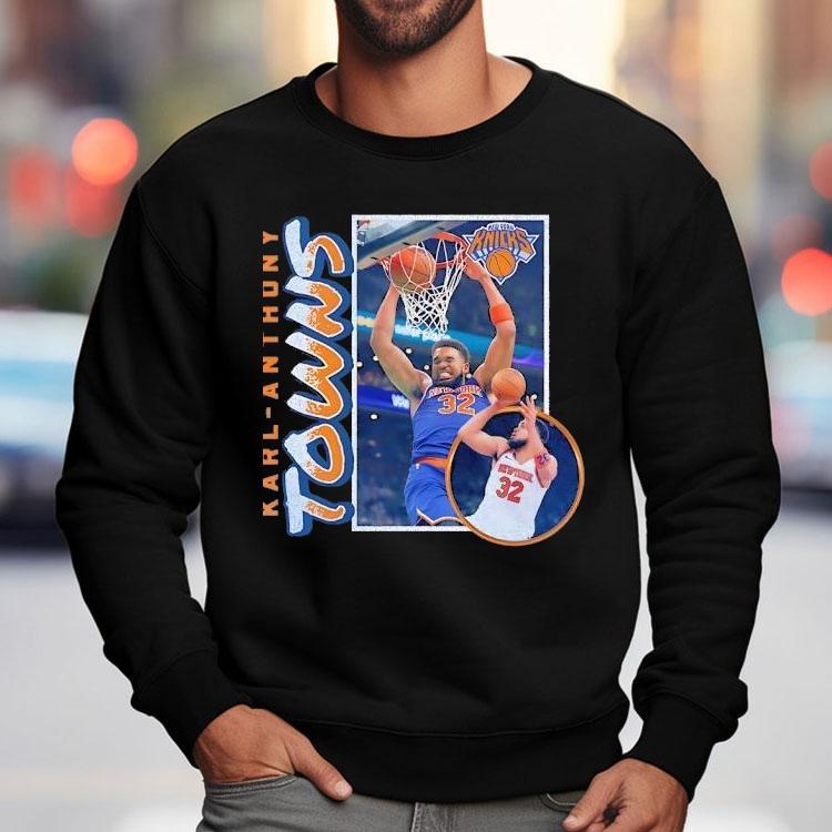 Karl-anthony Towns New York Knicks Basketball Vintage Shirt Karl-anthony Towns New York Knicks Basketball Vintage Shirt