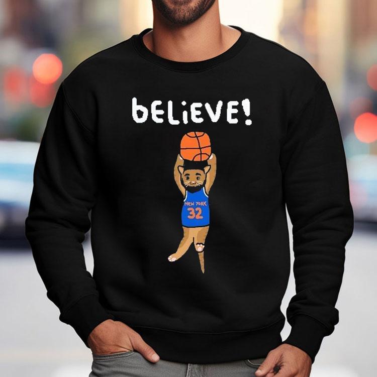 Karl-anthony Towns New York Knicks Cat Believe Kat Shirt Karl-anthony Towns New York Knicks Cat Believe Kat Shirt