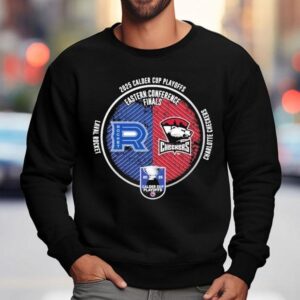 Laval Rocket Vs Charlotte Checkers 2025 Calder Cup Playoffs Eastern Conference Finals Dueling Souvenir Shirt 3 Laval Rocket Vs Charlotte Checkers Calder Cup Playoffs Eastern Conference Finals Dueling Souvenir Sweatshirt