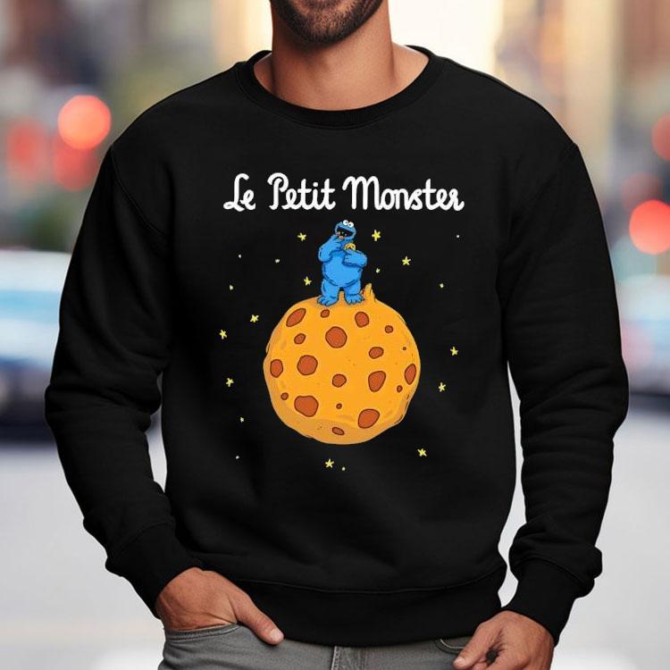 Le Petit Monster Cookie Monster In The Style Of Le Petit Prince Shirt Le Petit Monster Cookie Monster In The Style Of Le Petit Prince Shirt